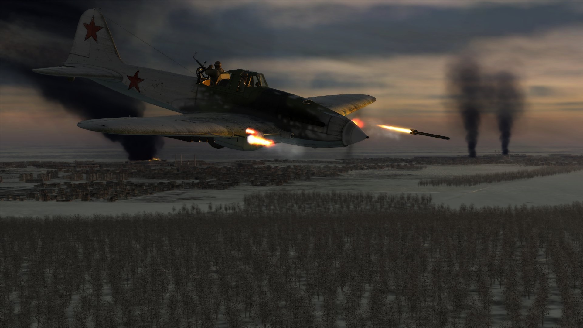 IL-2 Sturmovik: Battle of Stalingrad Trafiť niekoho s raketami chce veľa cviku.