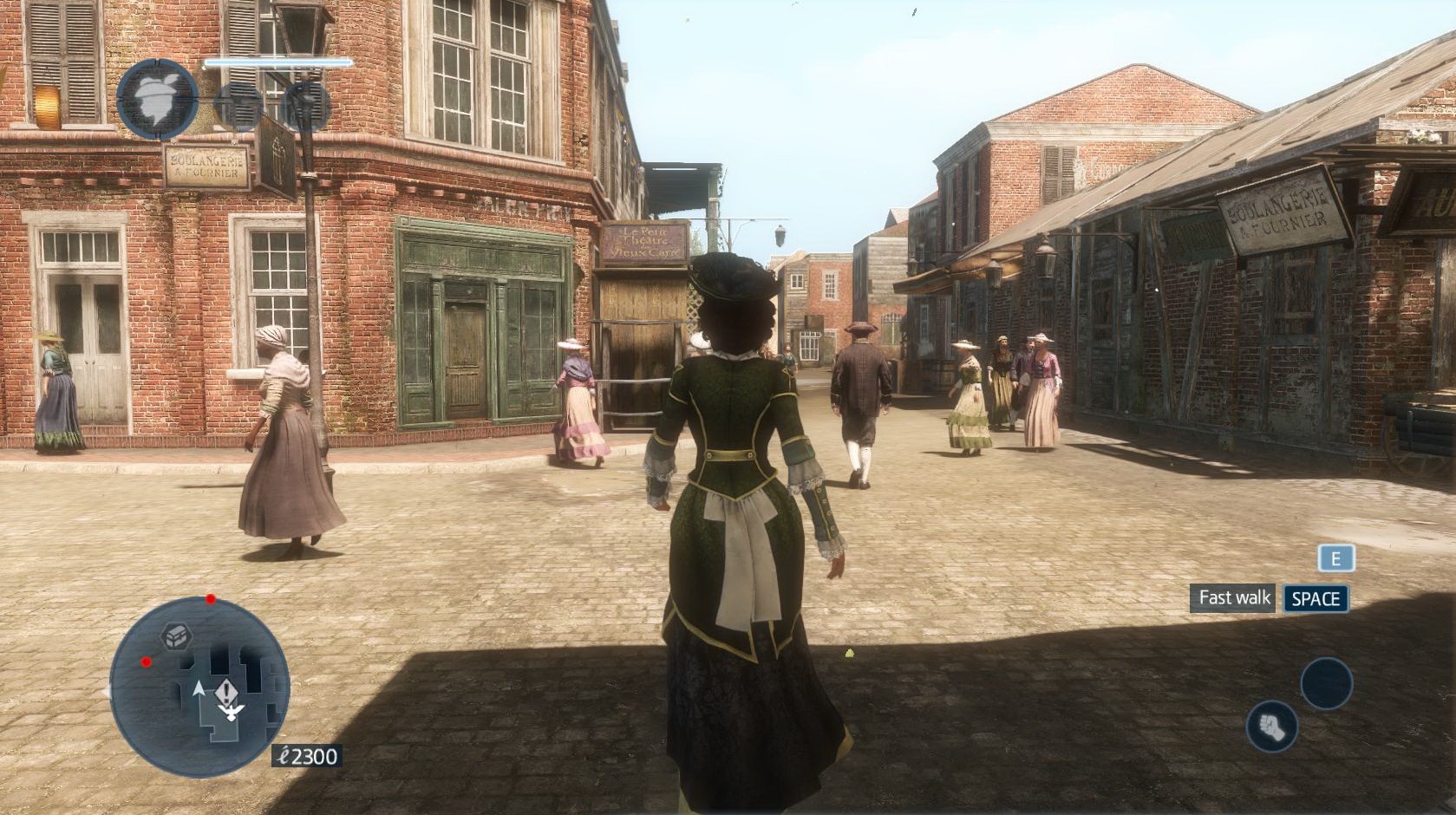 Assassins Creed: Liberation HD Ulice New Orleans s pokojn len zo zaiatku, neskr to v nich zane vrie nespokojnmi obanmi.