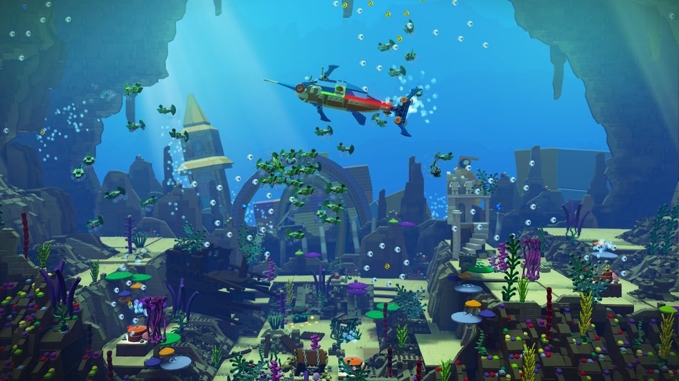 LEGO Movie Videogame Pozriete sa aj pod morsk hladinu.