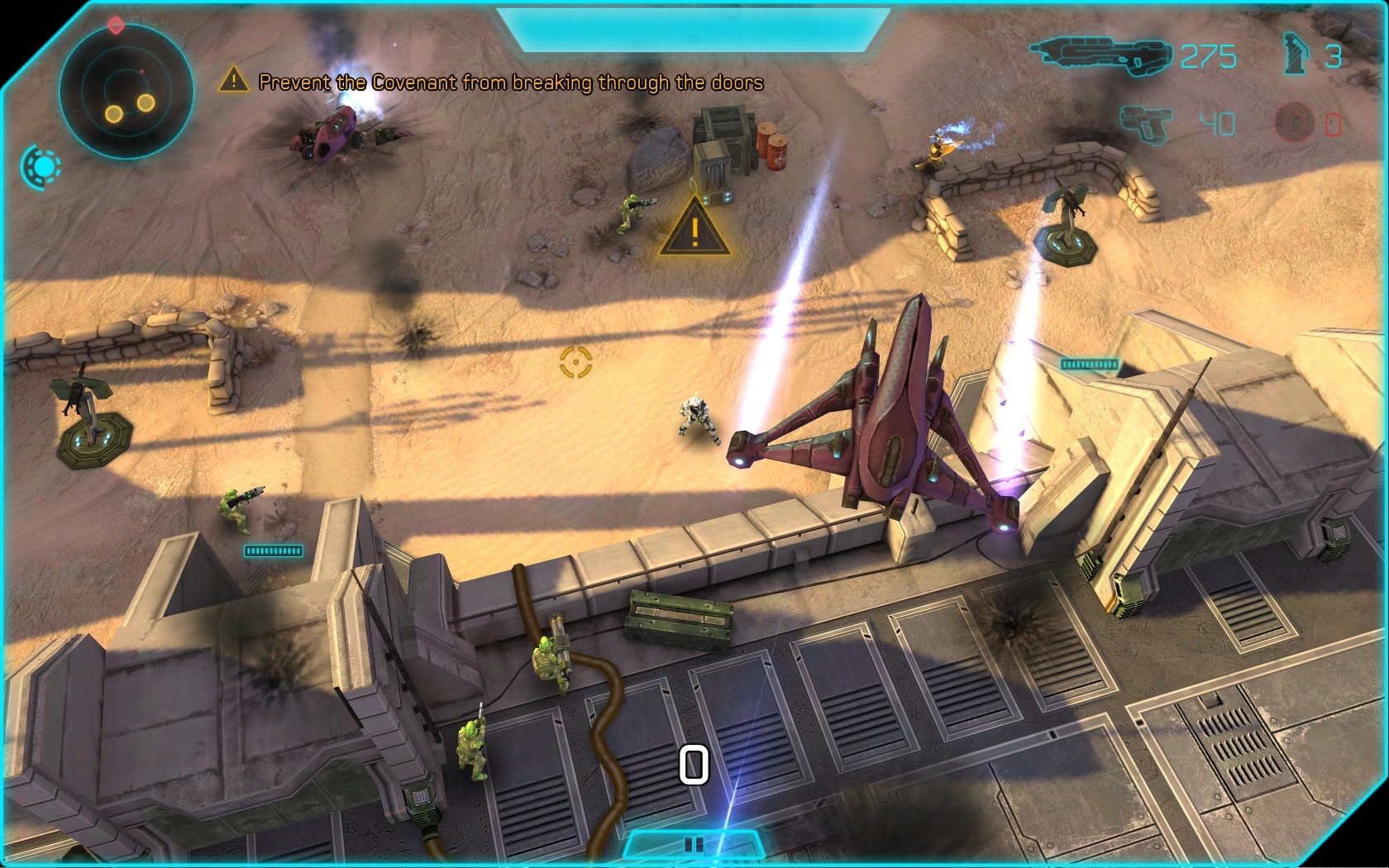 Halo: Spartan Assault Vzhadom na konverziu z mobilnej hry neakajte vek zstupy nepriateov.