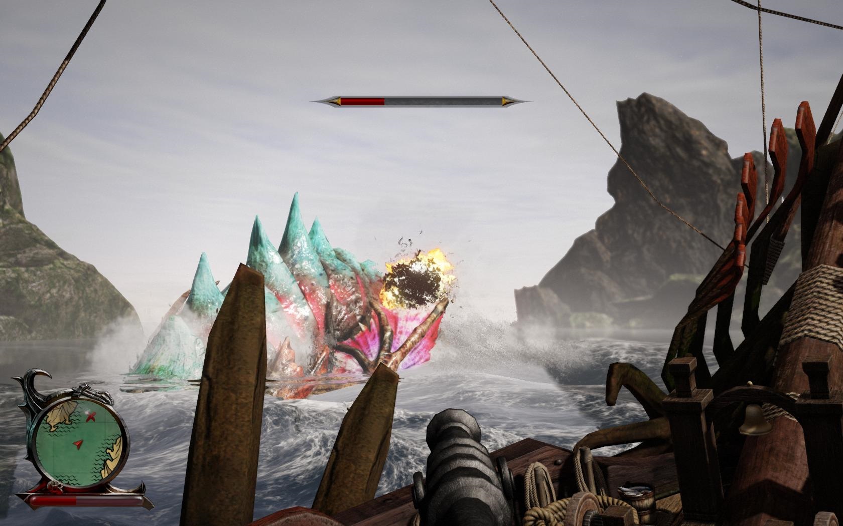 Risen 3: Titan Lords Budete  aj lovi morsk obludy.