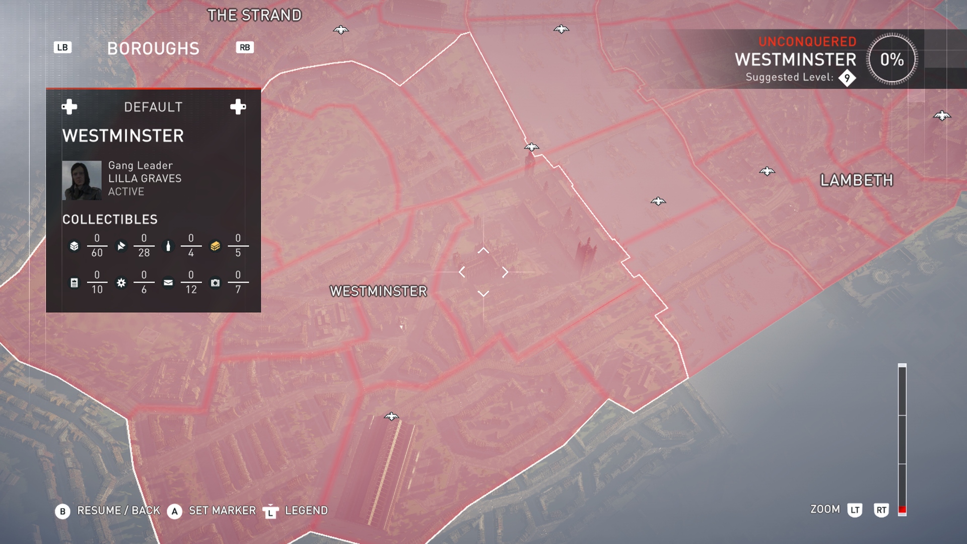 Assassin's Creed: Syndicate Mapa mesta je rozsiahla a rozdelen na tvrte, ktor mete postupne oslobodzova.