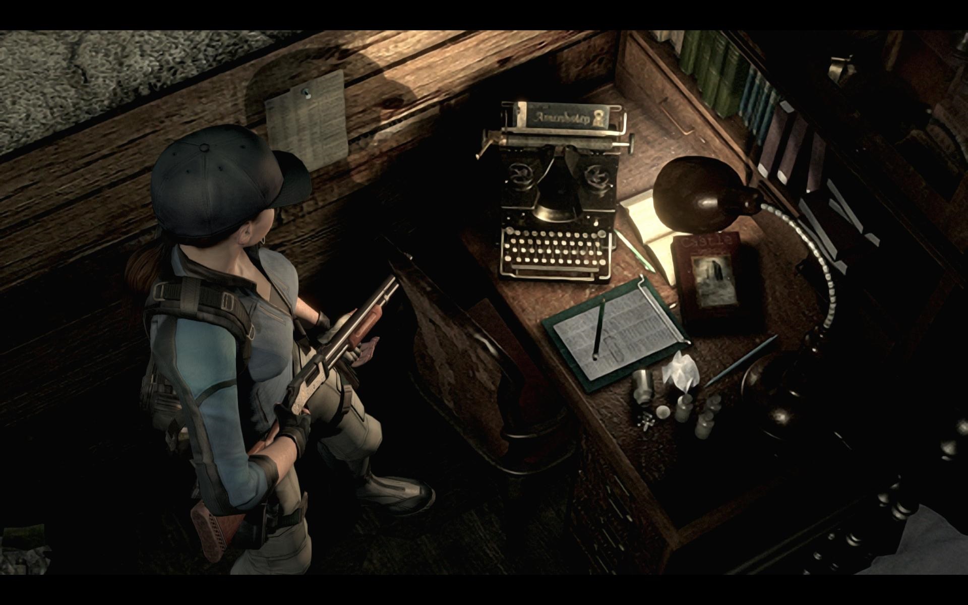 Пиратки resident evil village. Печатная машинка Resident Evil 2. Resident Evil 4 Remake печатная машинка.