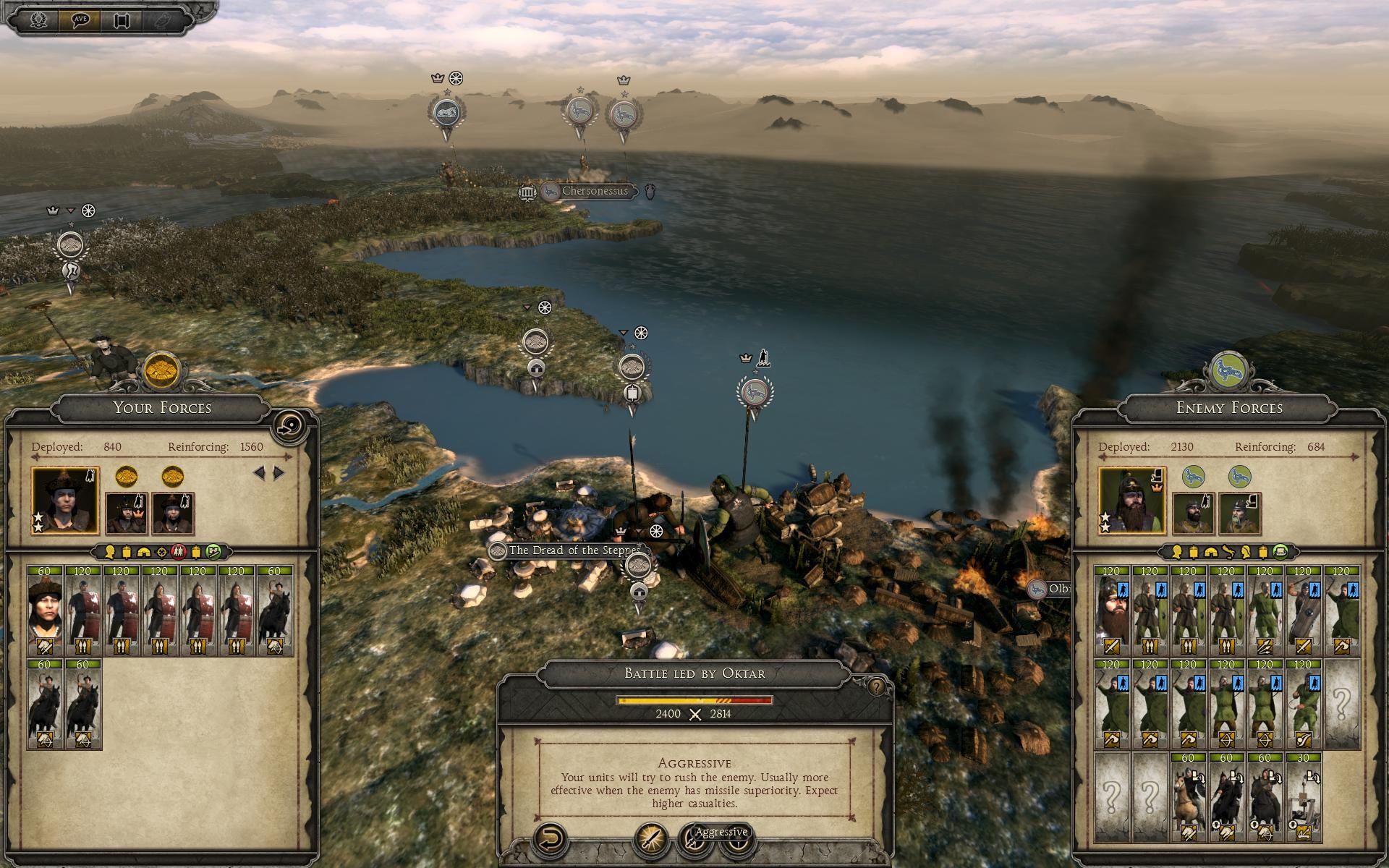 Total War: Attila Hordy útočia a víťazia.