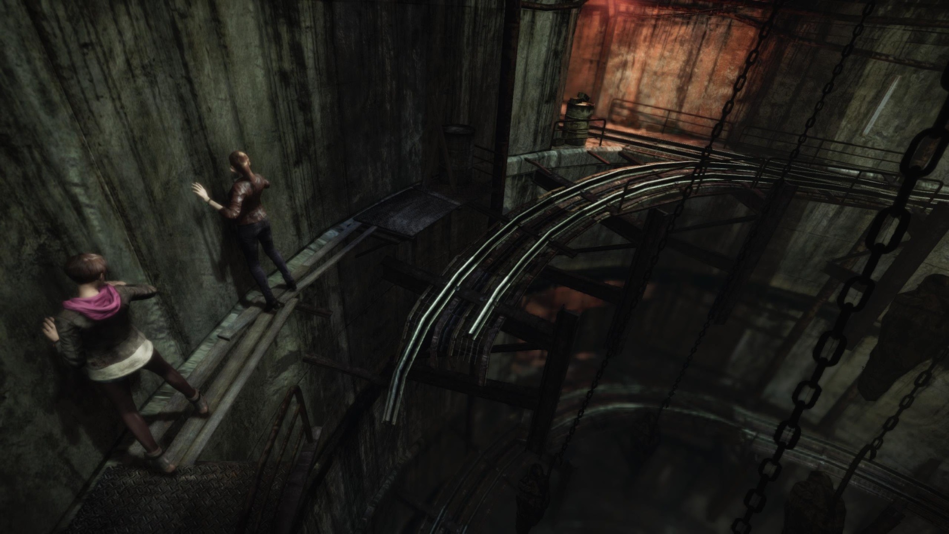 Resident Evil: Revelations 2 Atmosfra je komornejia, akcia nie je na kadom kroku.