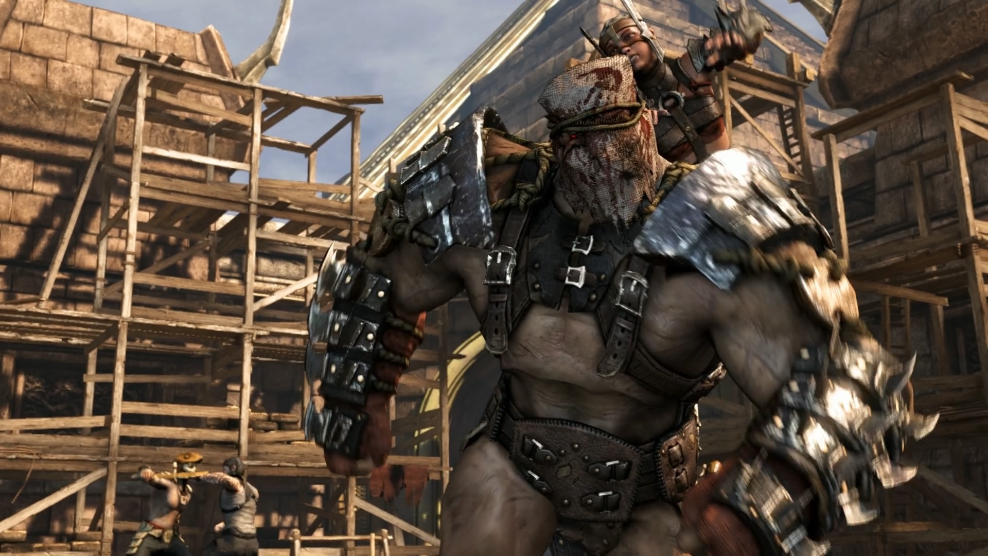 Mortal Kombat X Jedna z novch postv pripomna Mastera-Blastera z Mad Maxa.