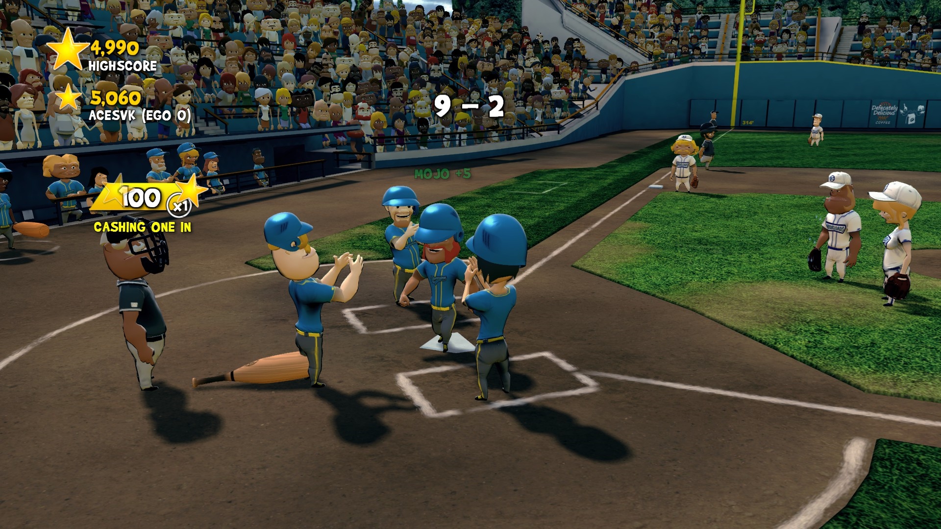 Super Mega Baseball: Extra Innings V vkon sa podpisuje na psychike hrov.