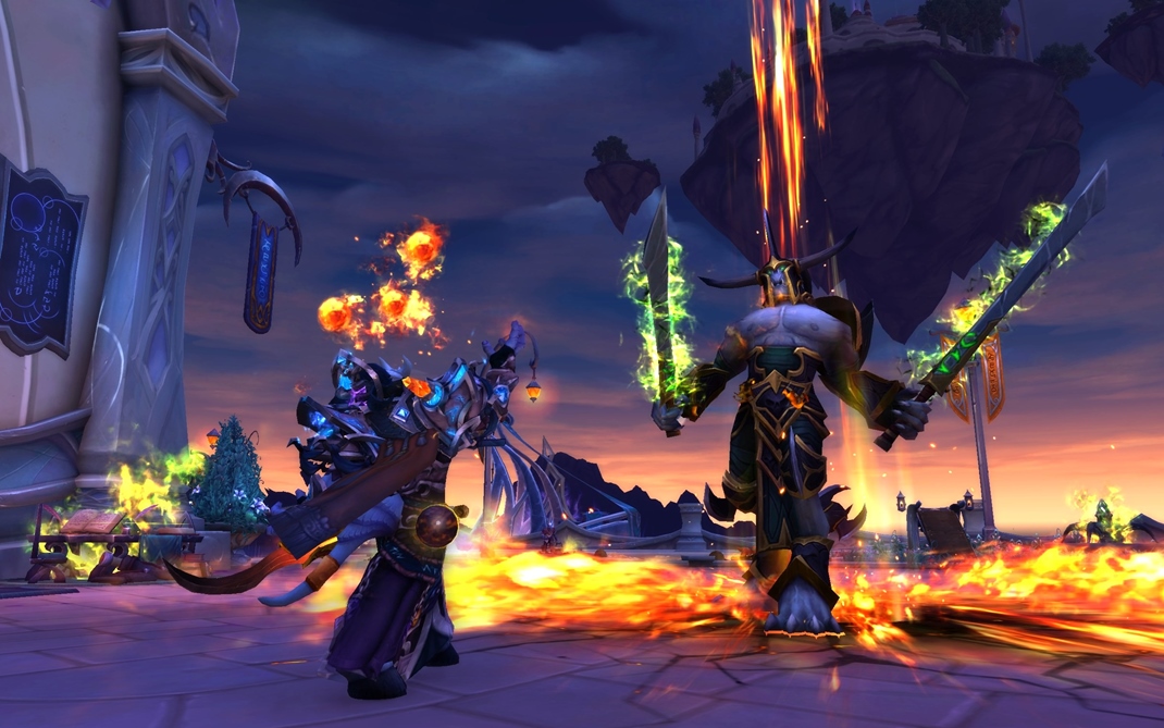 World of Warcraft: Legion Mnostvo dmonov a ohnivch sbojov sa rapdne zvilo.