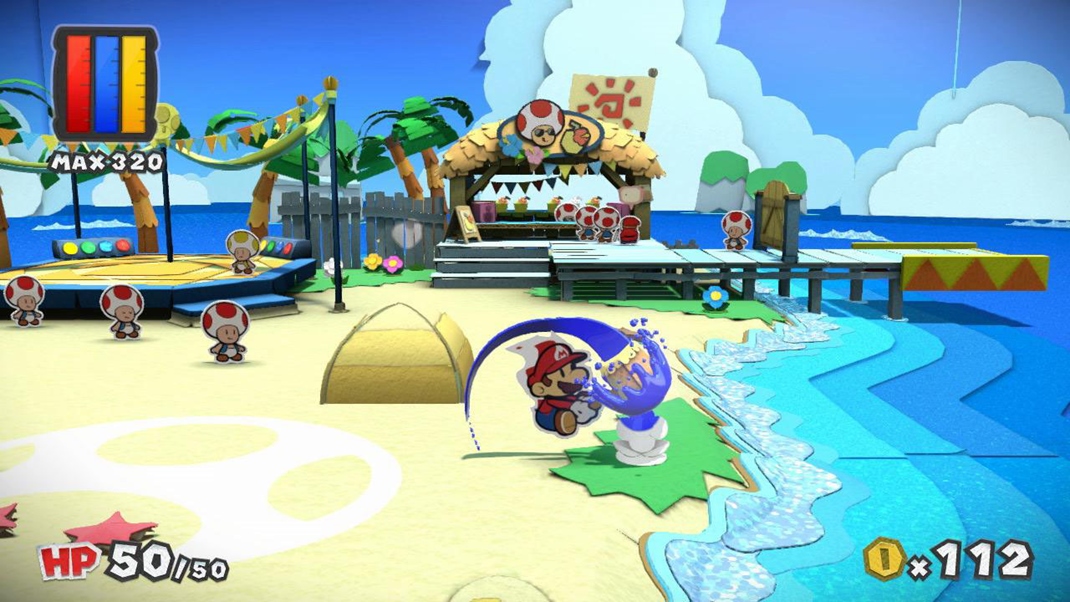 Paper Mario: Color Splash akaj na vs mnoh pestr a krsne svety.