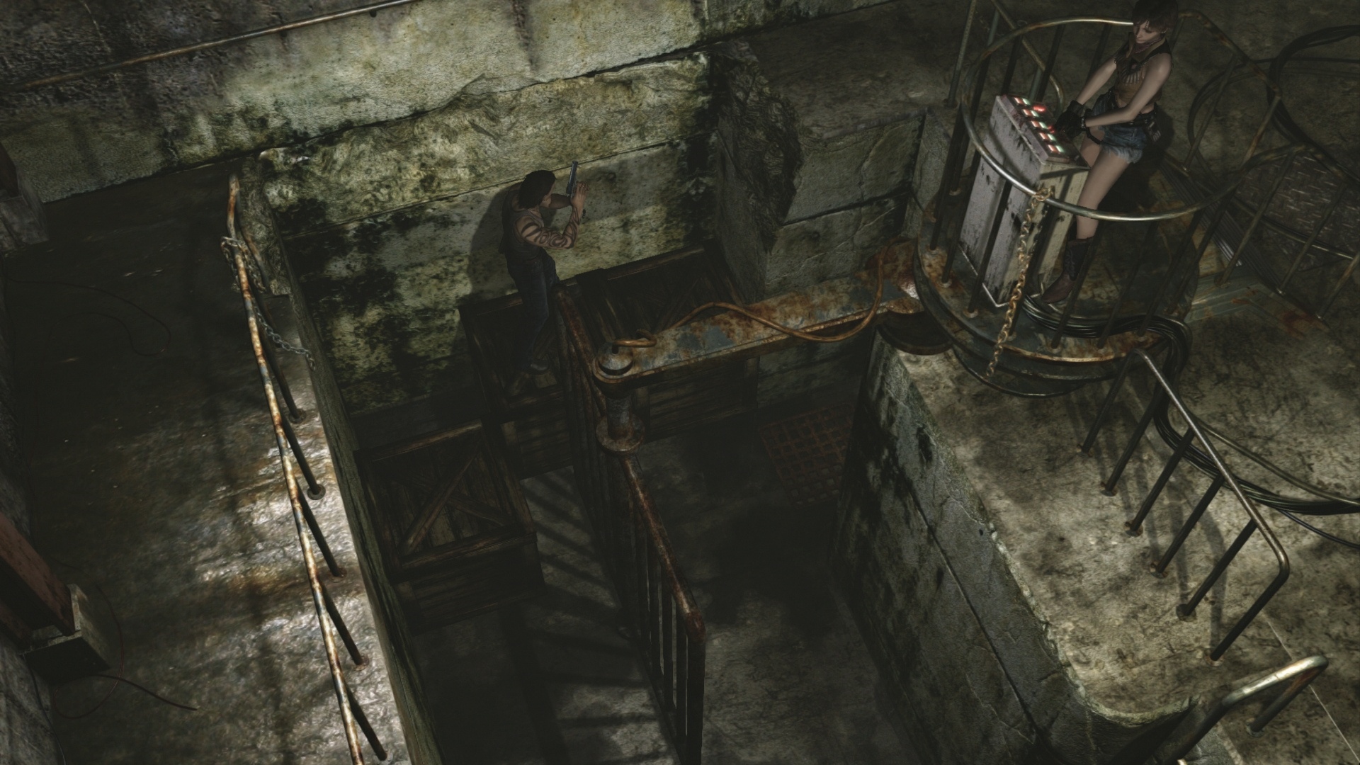 Resident Evil 0 HD Remaster / Origins Collection Niektor puzzle s banlne, ale njdete aj pr zaujmavejch, naprklad hlavolam s debnikami.