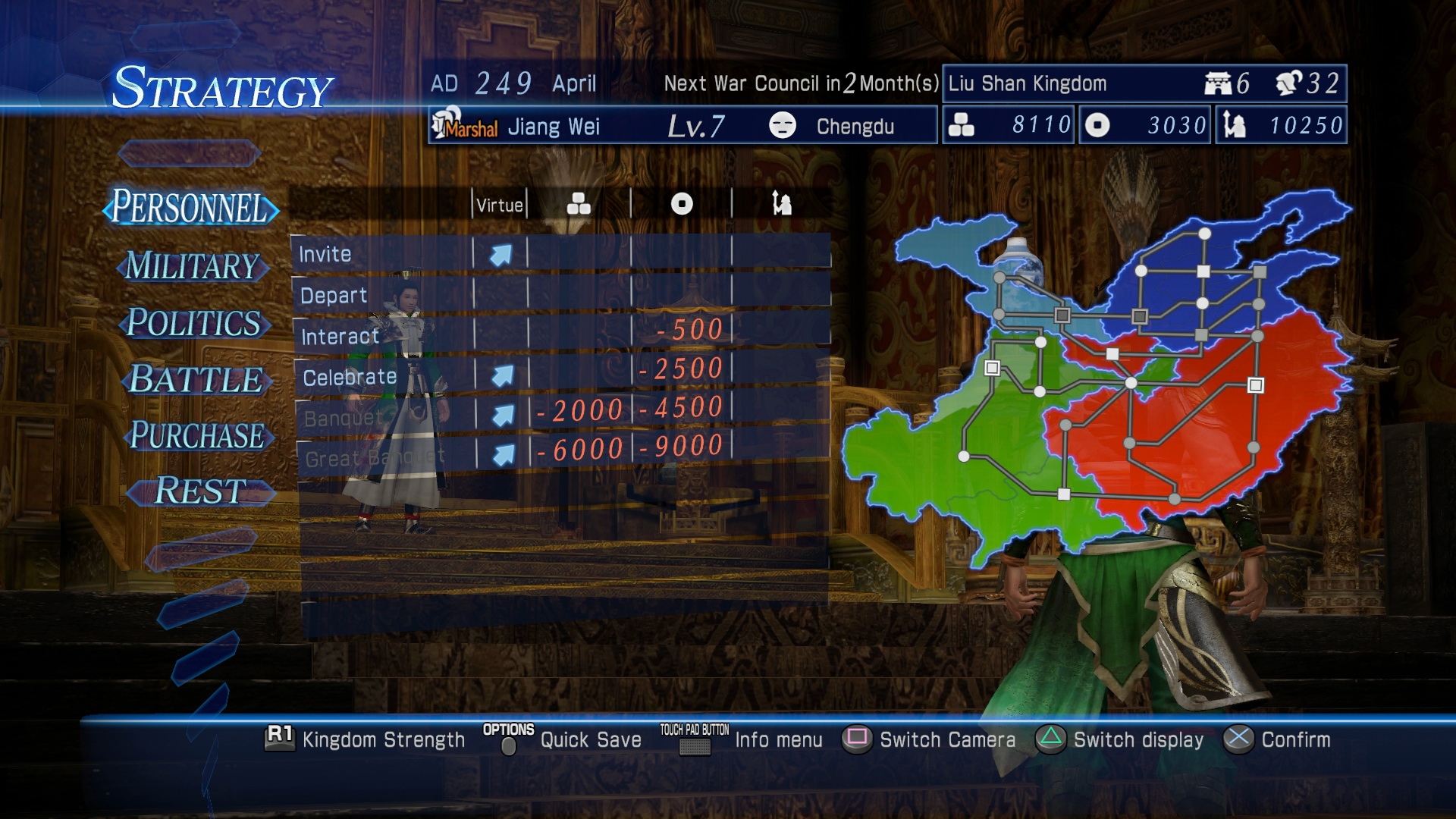 Dynasty Warriors 8 Empires Sur PS4 - Neuf Sous Blister - Édition PAL
