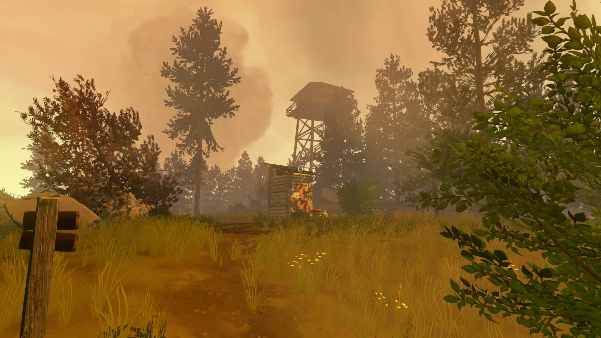 Firewatch Národný park postupne zahaľuje dym, a to je len začiatok.