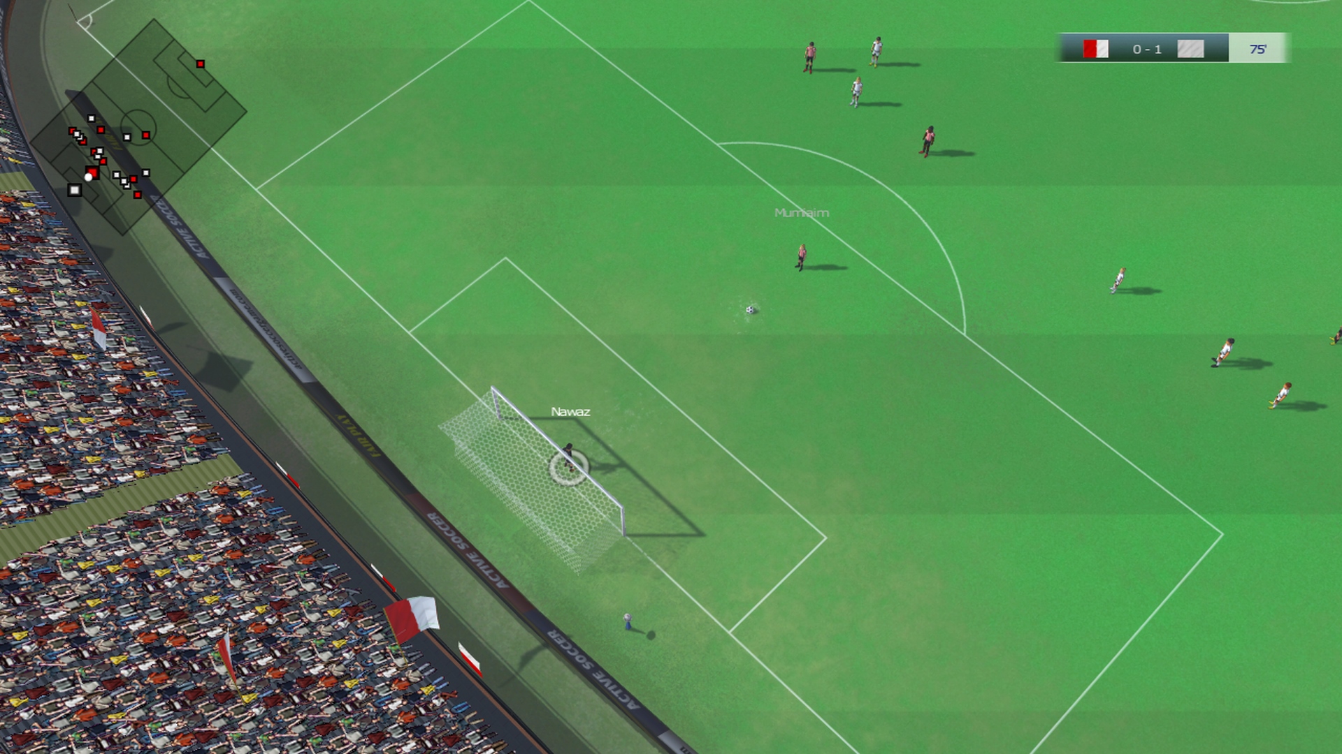 Active Soccer 2 DX Vyvenie hernch situci nie je vbec idelne.