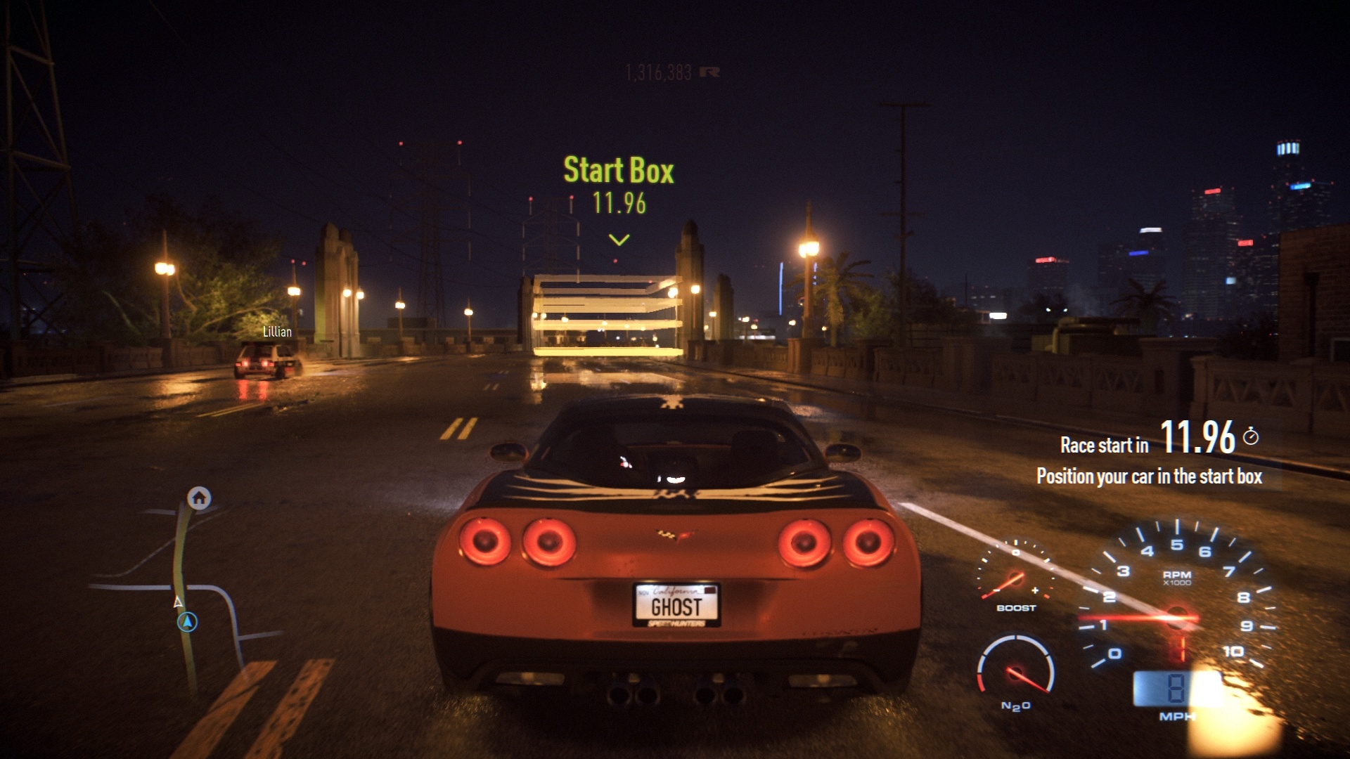 Need for Speed (PC) Manuálna prevodovka je potrebná aj v novej súťaži drag race, kde sa začína v predurčenom boxe.