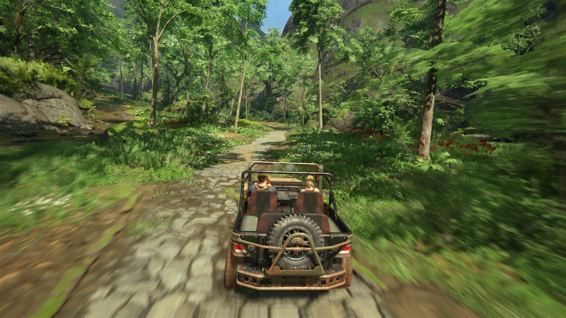 Uncharted 4: A Thief's End Herný svet je o niečo širší a svoje miesto tu majú aj dopravné prostriedky.