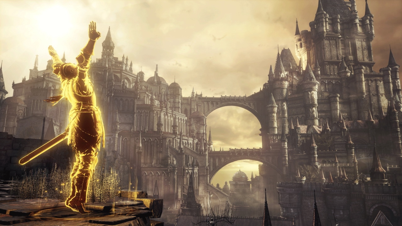 Dark Souls III Hľa, kochajte sa architektúrou. lebo krásu sveta Dark Souls III nemožno uprieť.