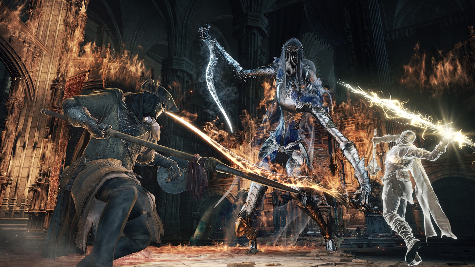 Dark Souls III Svetelné efekty pridávajú nové čaro inak temnému svetu.
