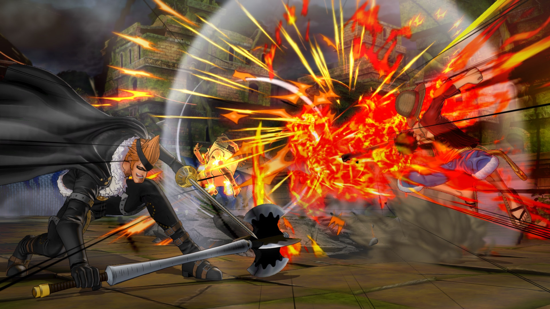 One Piece: Burning Blood Kto o pouil v boji? Niekedy je striedanie bojovnkov frenetick a neakan.