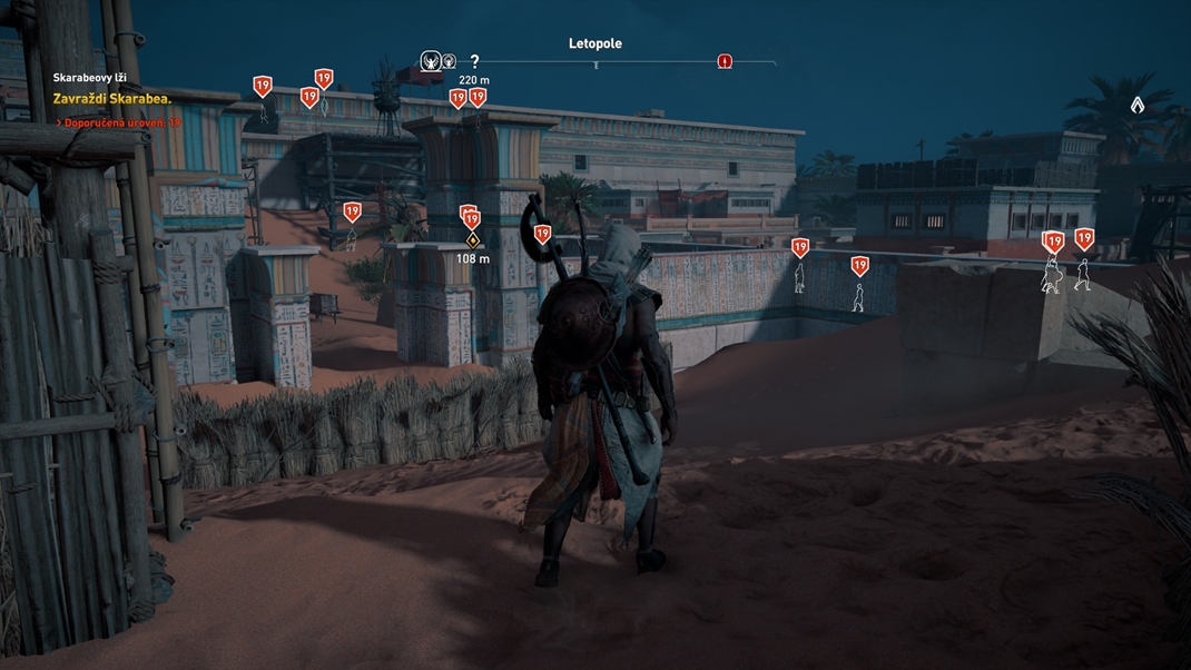 Assassin's Creed Origins Misie je potrebn vybera poda svojho levelu, inak mete narazi na vemi silnch nepriateov. 
