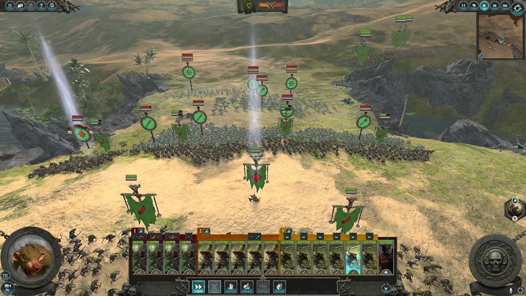 Total War: Warhammer II Nepriate vliezol priamo do pasce. as mojej armdy urobila obchvat a uvzn ho v ine.