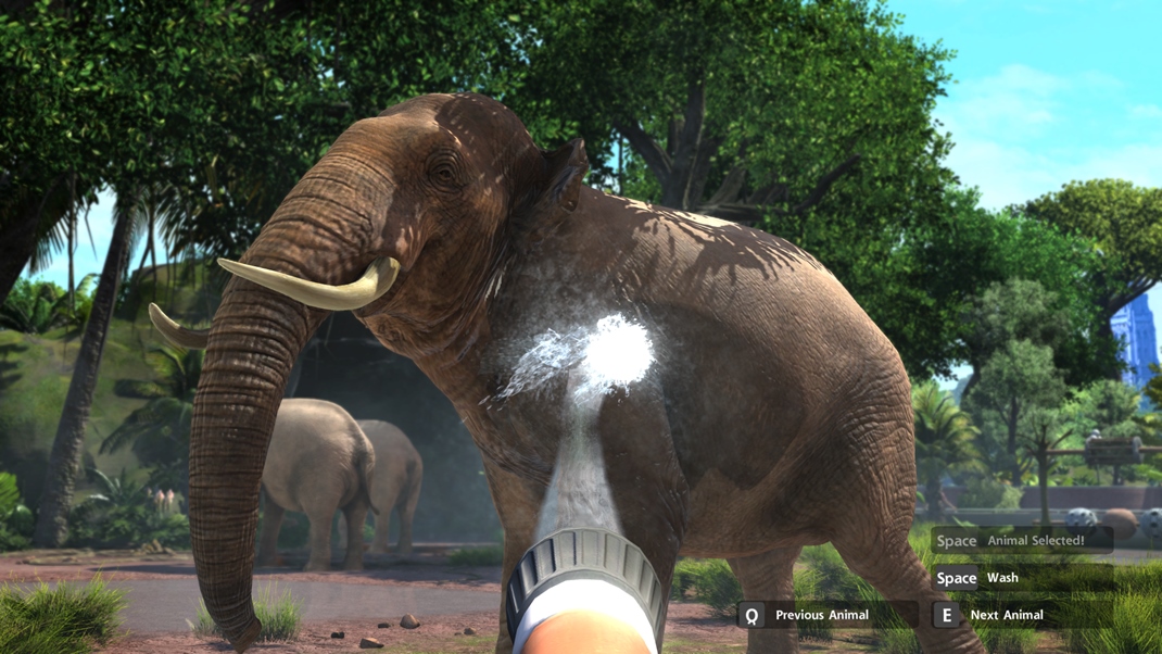 Zoo Tycoon: Ultimate Animal Collection Čistenie slona vám hneď zlepší deň.