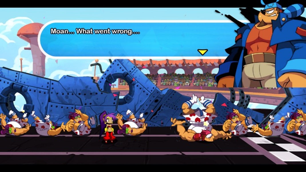 Shantae: Half-Genie Hero Nechýba ani dávka animákového humoru.