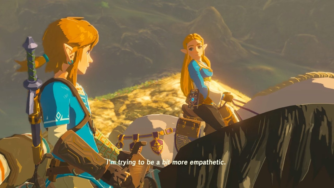 The Legend of Zelda: Breath of the Wild Pozriete sa na novú stránku vzťahu Linka so Zeldou.