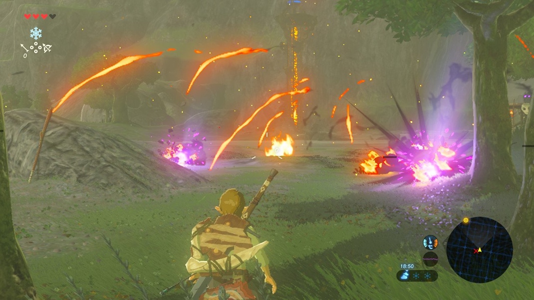 The Legend of Zelda: Breath of the Wild Nebezpečenstvo číha na každom kroku.