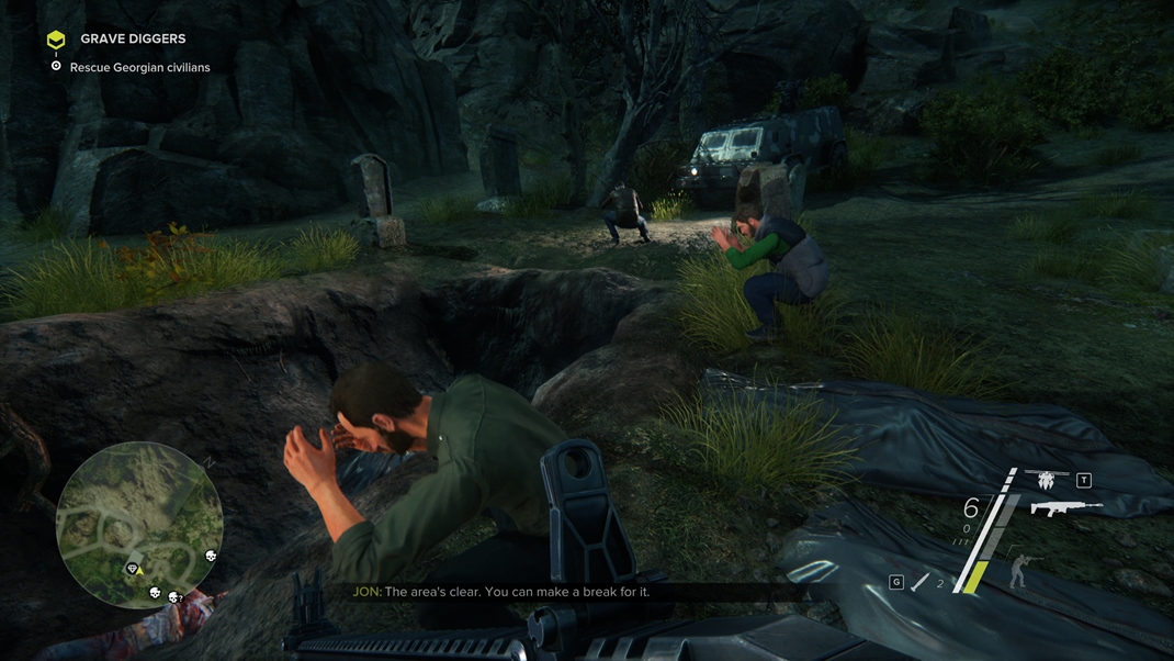 Sniper: Ghost Warrior 3 Okrem hlavnch misii ponkne hra rzne vedajie lohy, ako je vyslobodenie zajatcov.