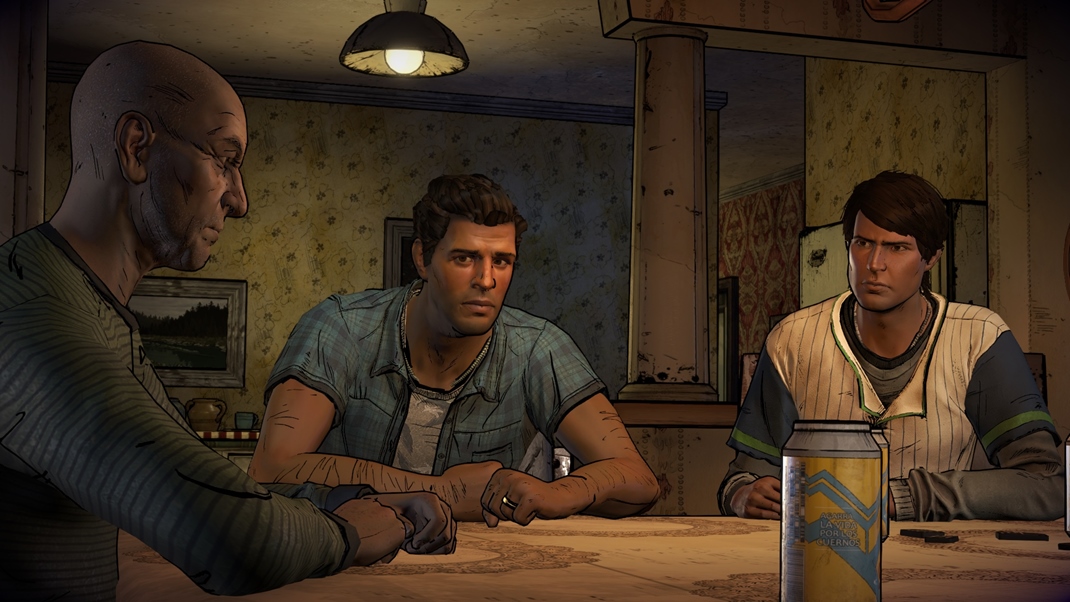 The Walking Dead: A New Frontier - kompletn sria Flashbacky naznauj aj pohnut vzahy medzi bratmi, ktor sa preniesli aj do prtomnosti.