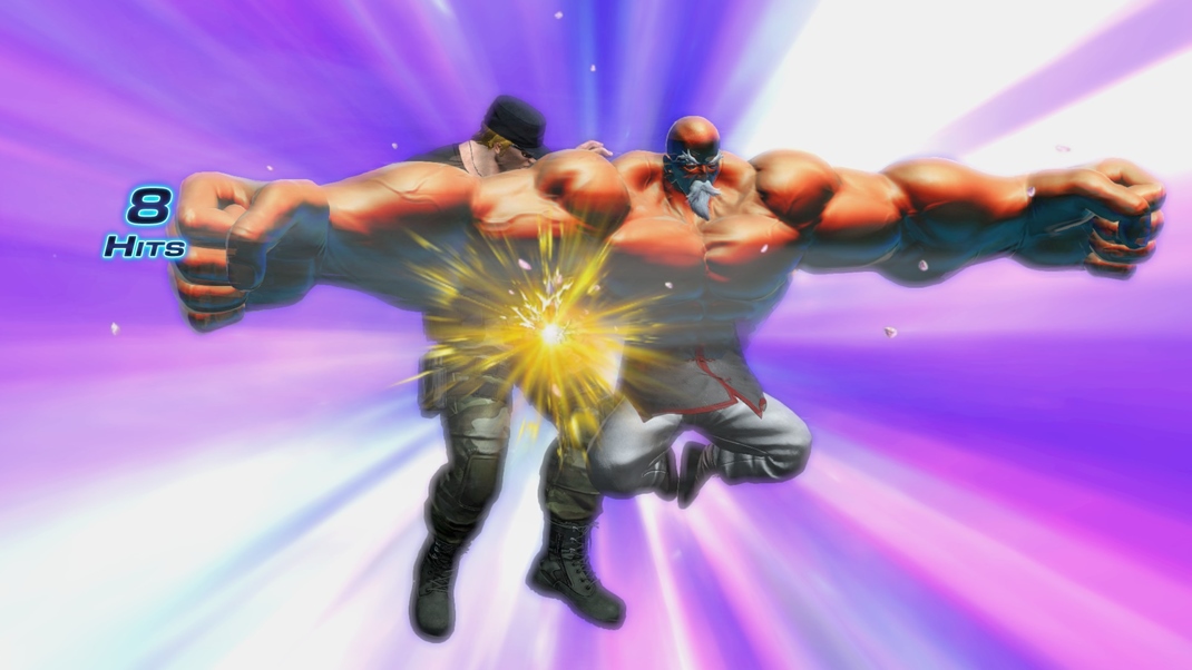 The King of Fighters XIV - Steam Edition Starý pán ovládajúci tai-chi sa v zápale boja mení na svalnaté monštrum.