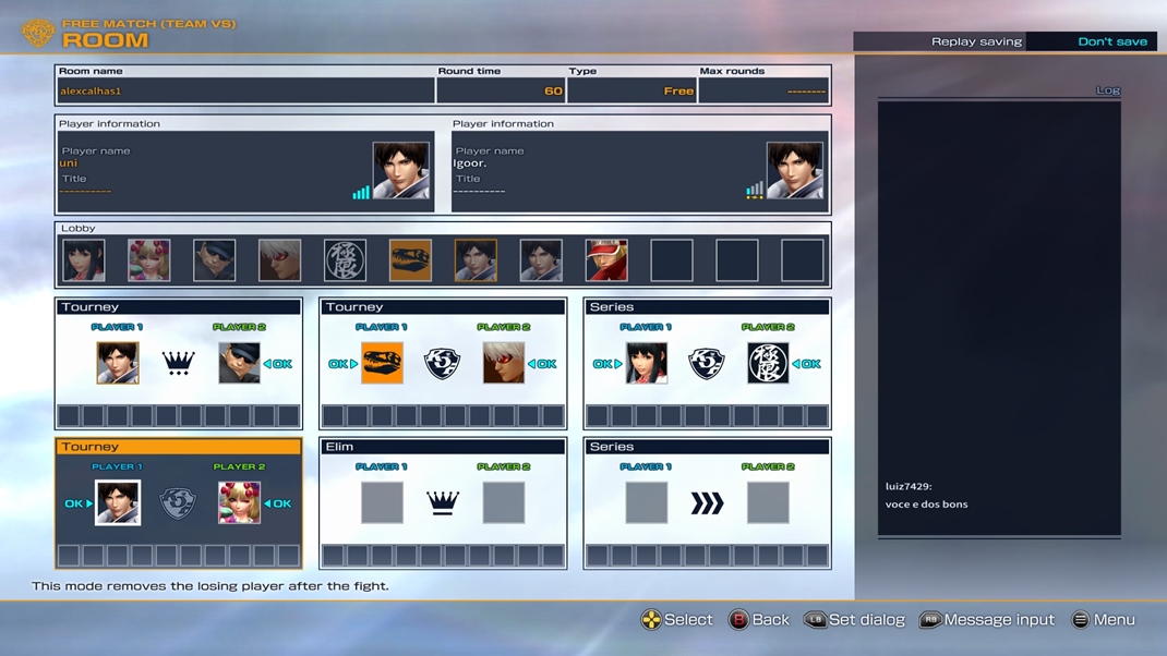 The King of Fighters XIV - Steam Edition Miestnosti v online multiplayeri sú nepraktické a väčšinou  takmer prázdne.