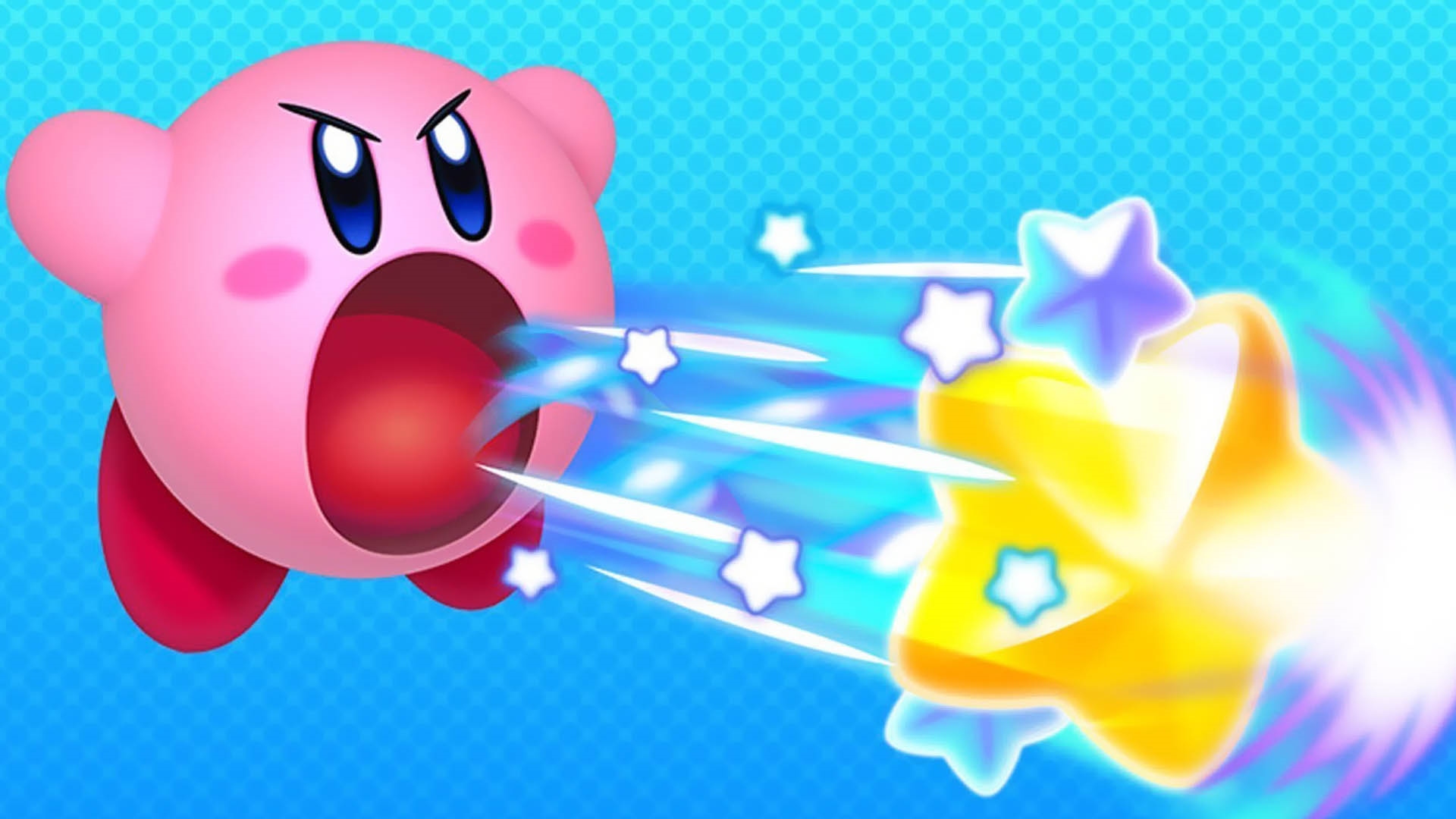 Новое кирби. Kirby Blowout Blast. Kirby on 3ds. Kirby's Blowout Blast. Пистолет Kirby.