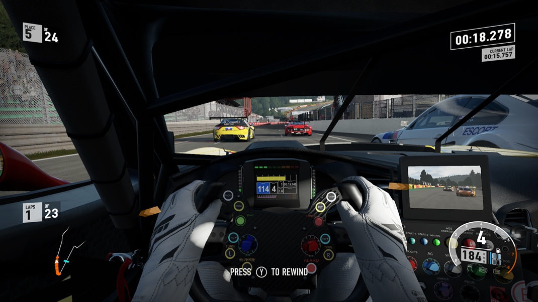 Forza Motorsport 7 Speri si svoje pozcie vedia postri.