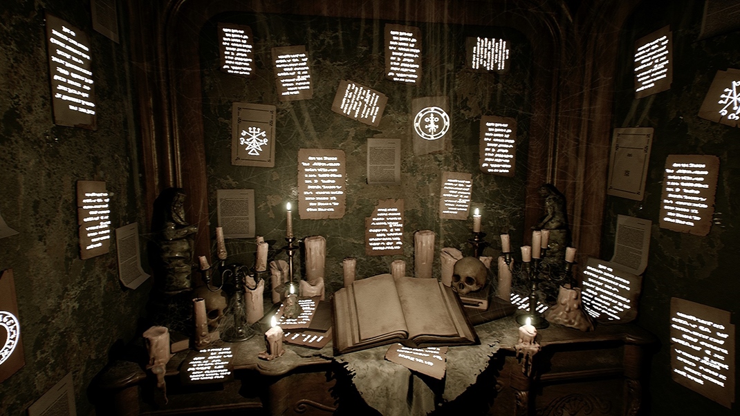 The Dark Occult Miestnos, kde si ukladte pozciu. Budete ju milova.