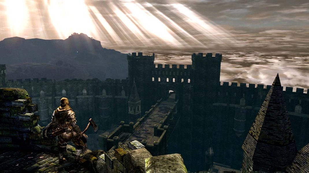 Dark Souls Remastered Skvostné výhľady na krásny svet... Ale krutý, nesmierne krutý.