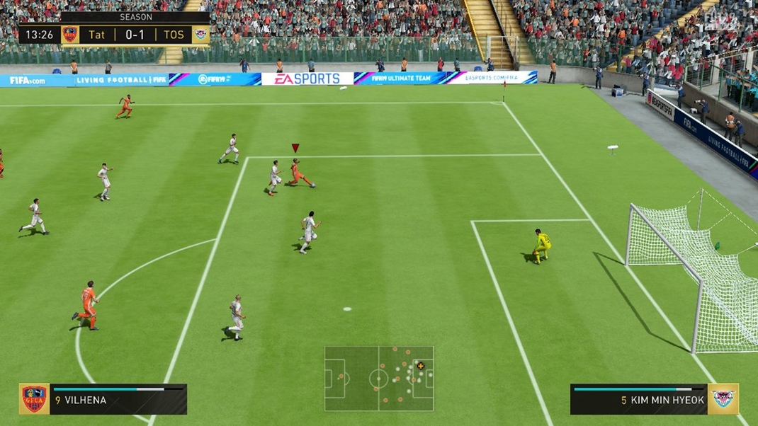 FIFA 19 (Switch) Dojem z futbalu je v hre slun.