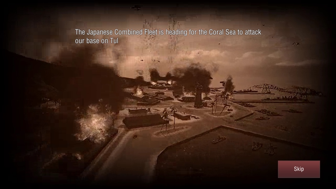 World of Warships Blitz Kampa obsahuje krtke prbehov sekvencie.
