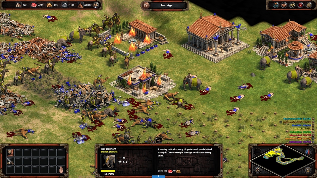 Age of Empires: Definitive Edition Pri dobýjaní v multiplayeri oceníte podstatne zvýšenú kapacitu jednotiek.