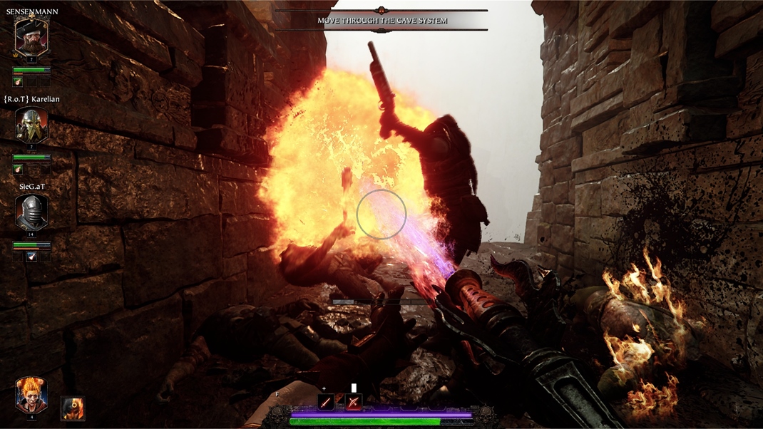 Warhammer: Vermintide 2 Čarodejnica používa palice s rôznymi ohnivými efektmi. Len pozor na prehriatie.