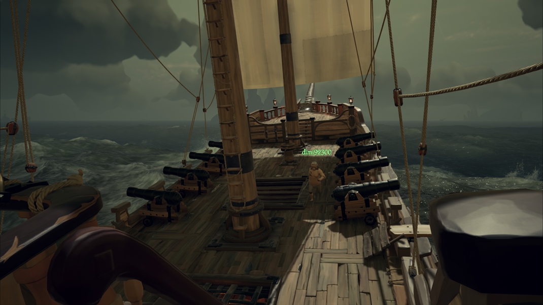 Sea of Thieves Môže si vybrať menšiu loď s jednoduchším ovládaním alebo väčšiu, náročnejšie ovládateľnú pre viac hráčov.