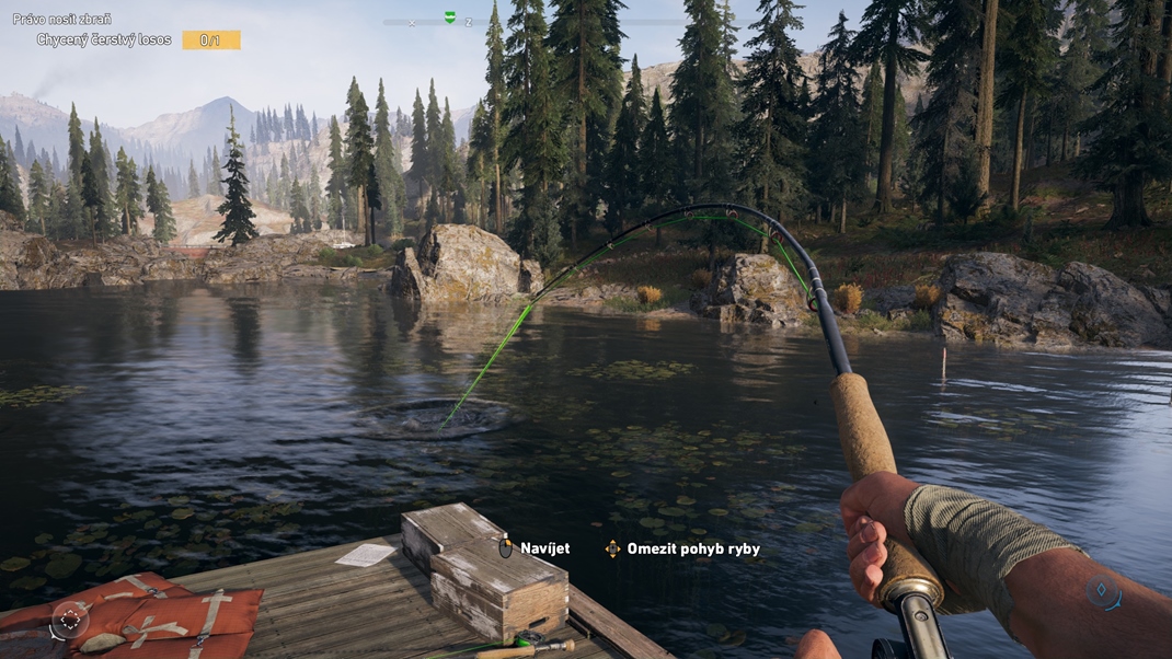 Far Cry 5 Vedľajšie činnosti zahŕňajú napríklad lov rýb alebo zvierat. Môžete ich následne predať.