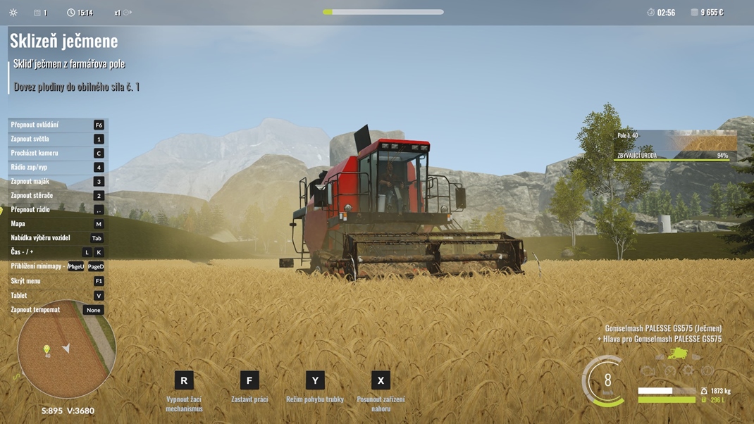 Pure Farming 2018 Obraz hry, ktorý sme si vyslovene užívali.
