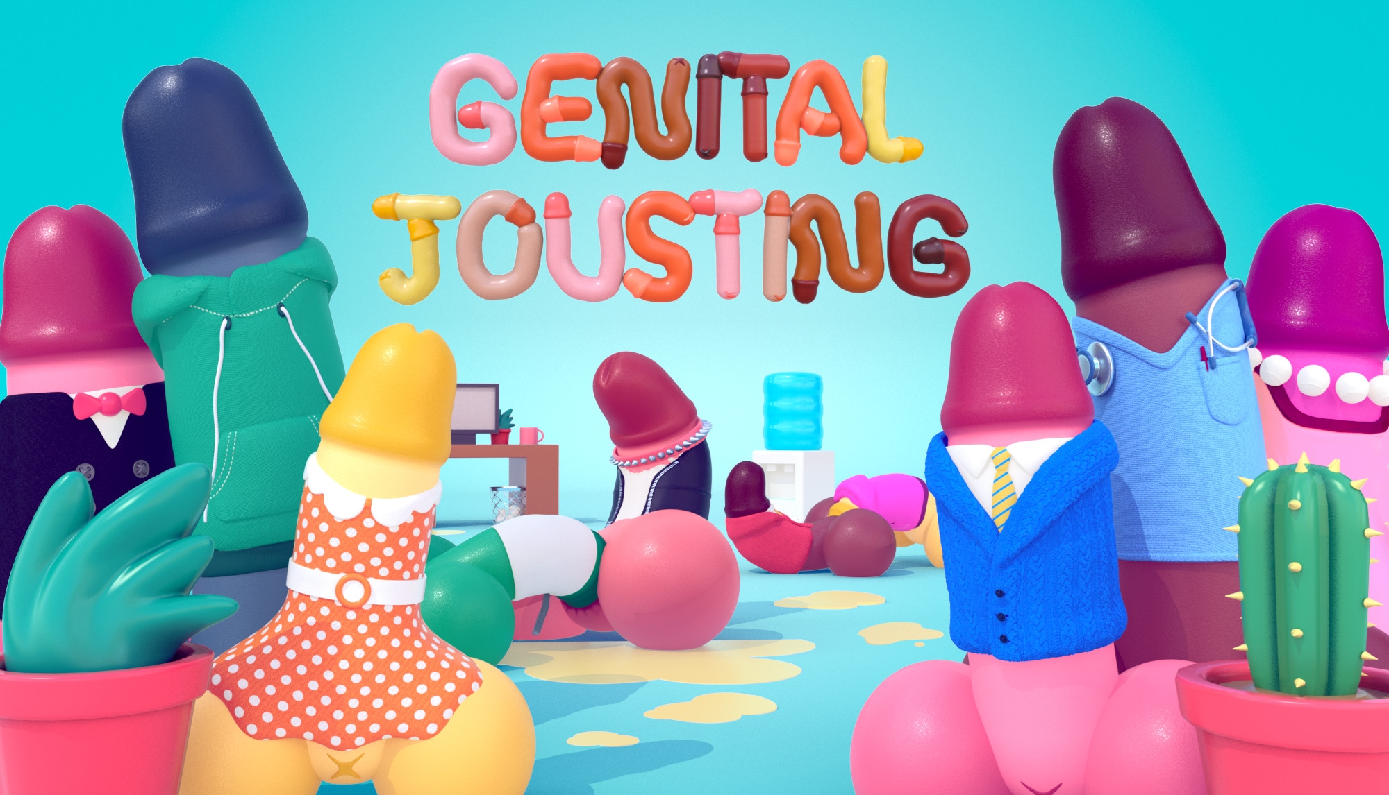 genital jousting game online