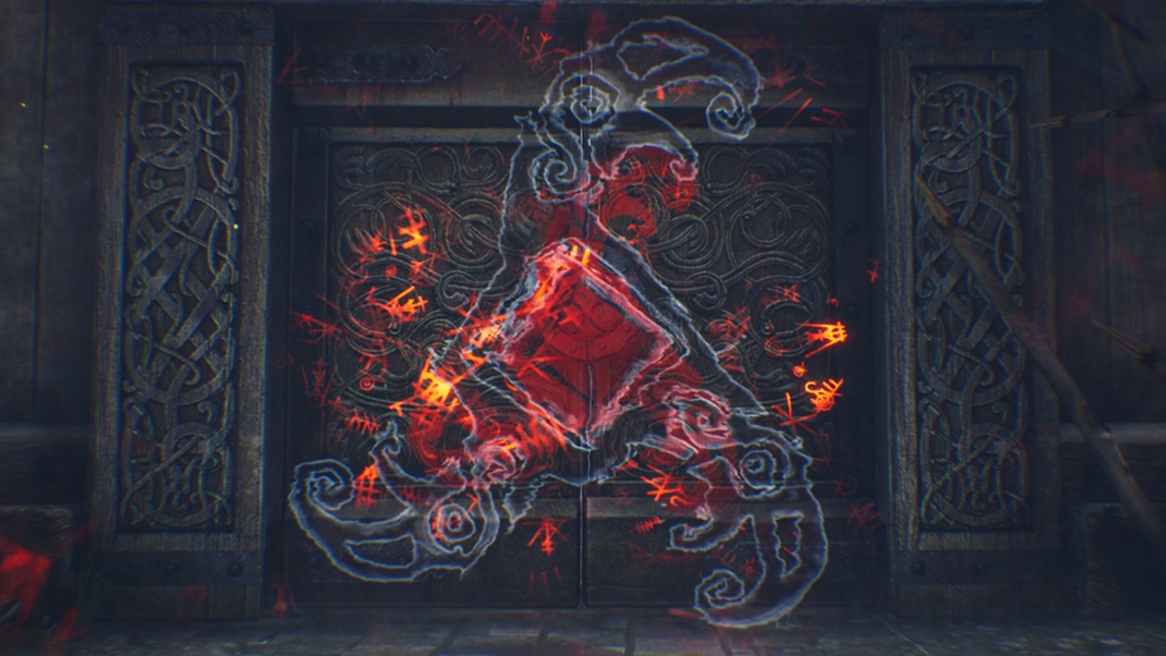 Hellblade: Senua's Sacrifice  Hádanky sú založené na hľadaní rún a obrazcov.