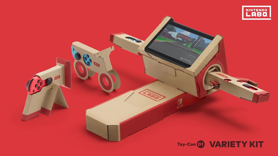 Nintendo Labo - Variety Kit Labo vtvory s naozaj prepracovan a mu fungova aj s almi prdavkami