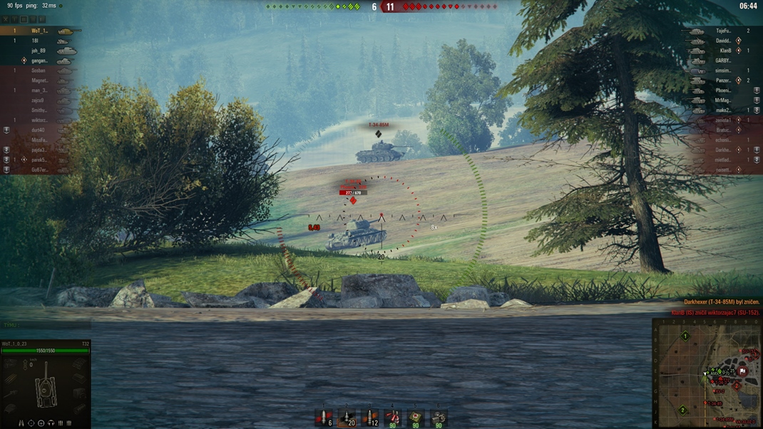 World of Tanks Realistickú balistiku od hry nečakajte.