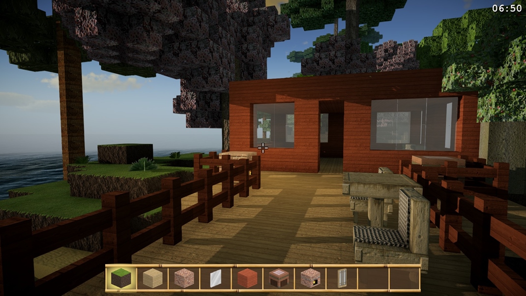 Cube Life: Island Survival Postaviť si dovolenkový dom na pobreží je nutnosťou.