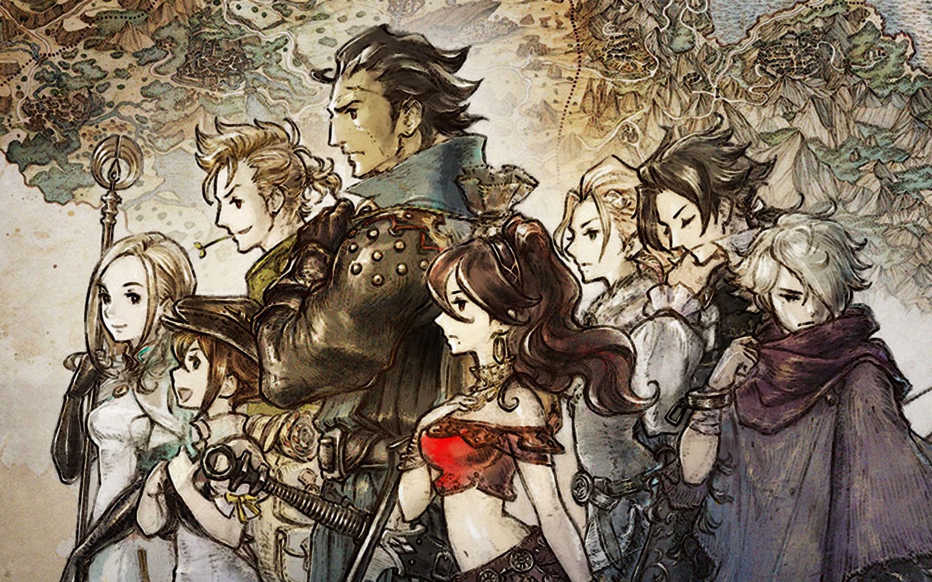 free download octopath champions of the continent