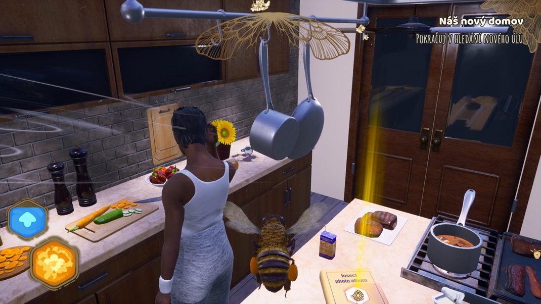 Bee Simulator Na chvíľu zaletíte aj do kuchyne.